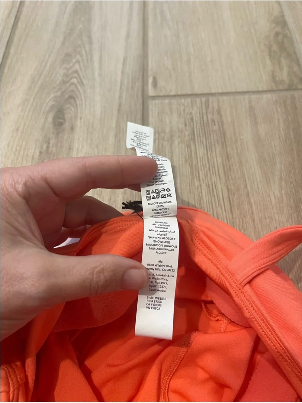 ALO Yoga new tags